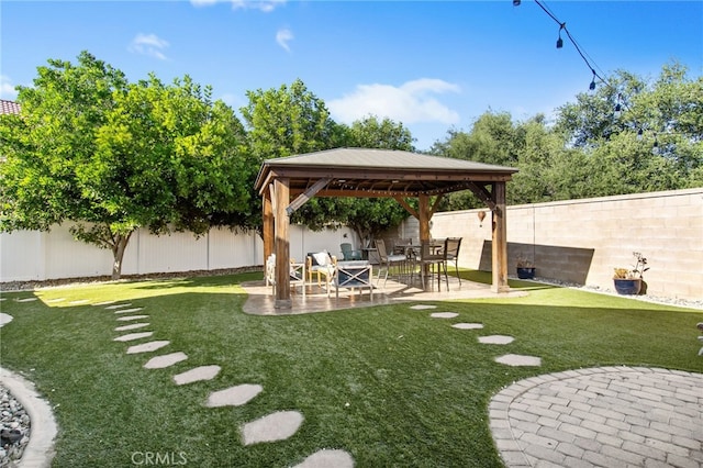 27335 Wedgewood Way, Murrieta, CA 92562 - view of yard featuring a gazebo and a patio area