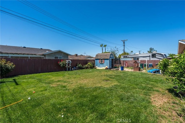281 Harruby Dr, Calimesa, CA 92320 - view of yard with a shed and an outdoor structure