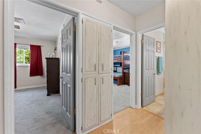 281 Harruby Dr, Calimesa, CA 92320 - hallway with light carpet and baseboards