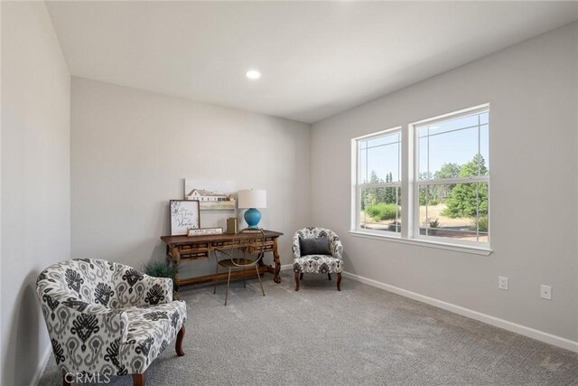 5122 Feather Rock Ct, Paradise, CA 95969 - living area featuring carpet and baseboards