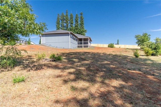 5122 Feather Rock Ct, Paradise, CA 95969 - view of yard with a sunroom