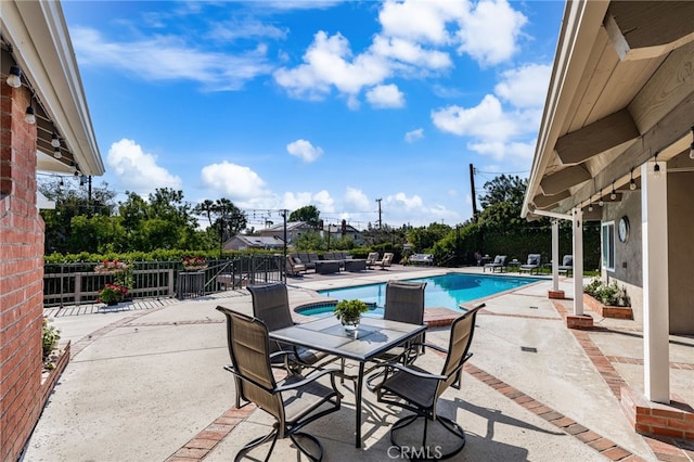 4571 Mimosa Dr, Yorba Linda, CA 92886 - view of swimming pool featuring a patio area and fence