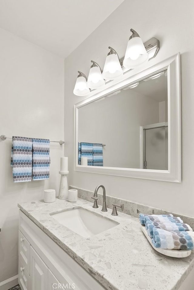 18620 Hatteras St Unit 223, Tarzana, CA 91356 - bathroom with vanity and a stall shower