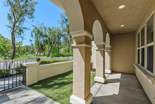 view of patio