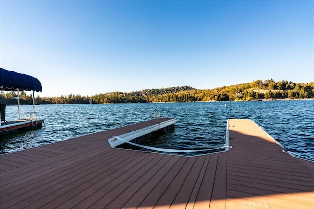 222 Holiday Dr, Lake Arrowhead, CA 92352 - dock featuring a water view