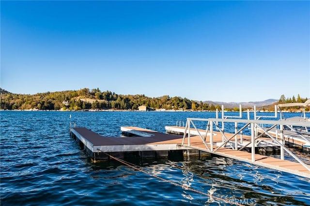 222 Holiday Dr, Lake Arrowhead, CA 92352 - dock featuring a water view