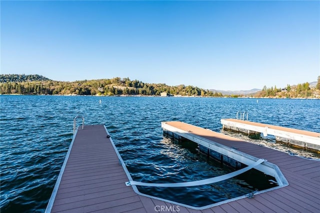 222 Holiday Dr, Lake Arrowhead, CA 92352 - dock area featuring a water view