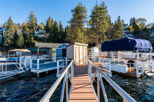 222 Holiday Dr, Lake Arrowhead, CA 92352 - dock with a water view