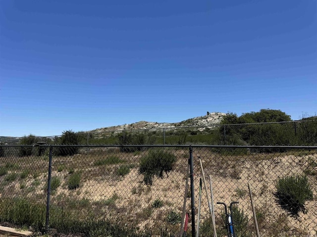 1255 Duckweed Trl, Campo, CA 91906 - view of yard featuring fence and a mountain view