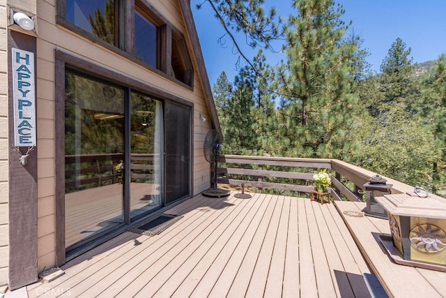 15616 San Moritz Dr, Pine Mountain Club, CA 93222 - view of deck