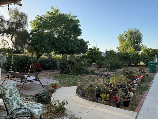 26825 Lazy Creek Rd, Menifee, CA 92586 - surrounding community with a vegetable garden