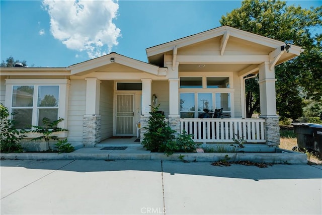 33220 Wilson St, Wildomar, CA 92595 - view of front of home with a porch and stone siding