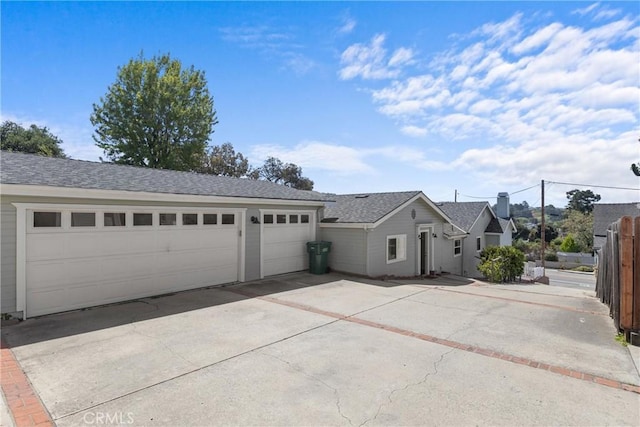 555 E Branch St, Arroyo Grande, CA 93420 - view of front of home with driveway, fence, and a shingled roof