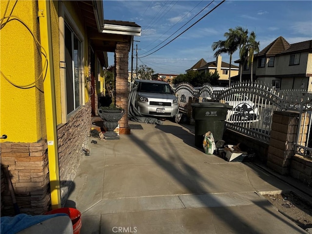 12145 Wanda St, El Monte, CA 91732 - view of patio with a gate
