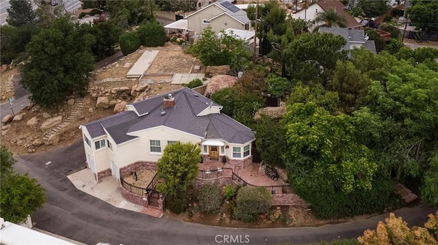 aerial view of property and surrounding area