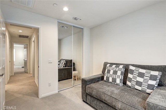 7354 Freesia Ln, Chino, CA 91708 - sitting room with light carpet and recessed lighting