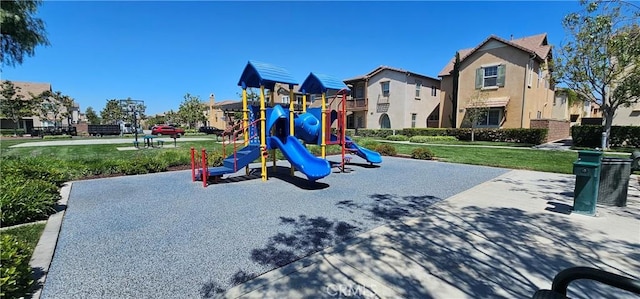7354 Freesia Ln, Chino, CA 91708 - community jungle gym featuring a yard and a residential view