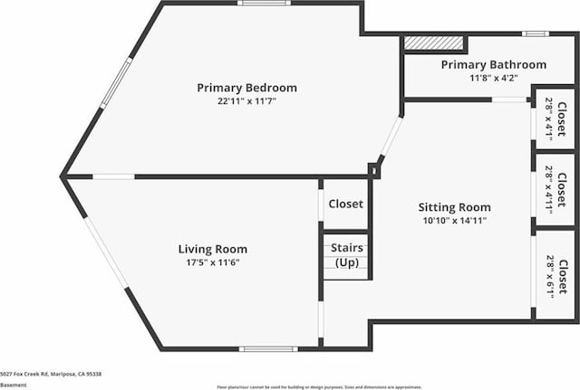 5027 Fox Creek Rd, Mariposa, CA 95338 - property floor plan