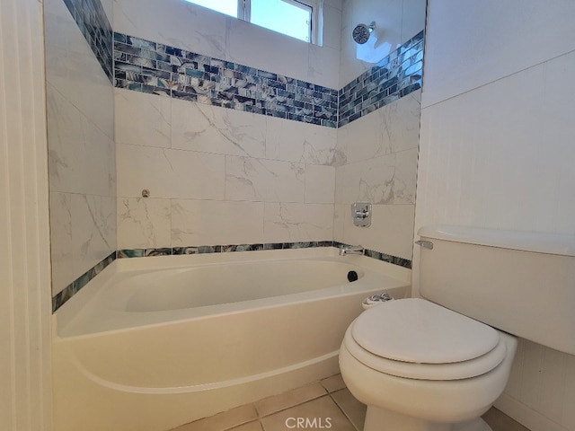 511 Milano Ct, Los Banos, CA 93635 - full bath with tile patterned flooring, shower / bathtub combination, and toilet