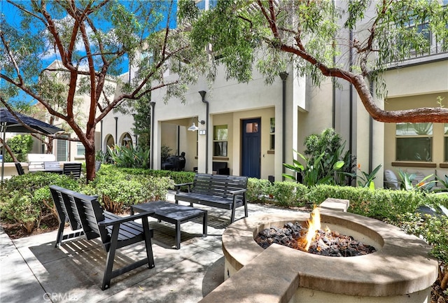 7 Abarrota St, Rancho Mission Viejo, CA 92694 - view of patio / terrace featuring an outdoor fire pit and grilling area