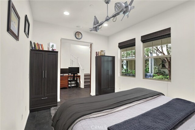 7 Abarrota St, Rancho Mission Viejo, CA 92694 - bedroom featuring baseboards, recessed lighting, and a desk