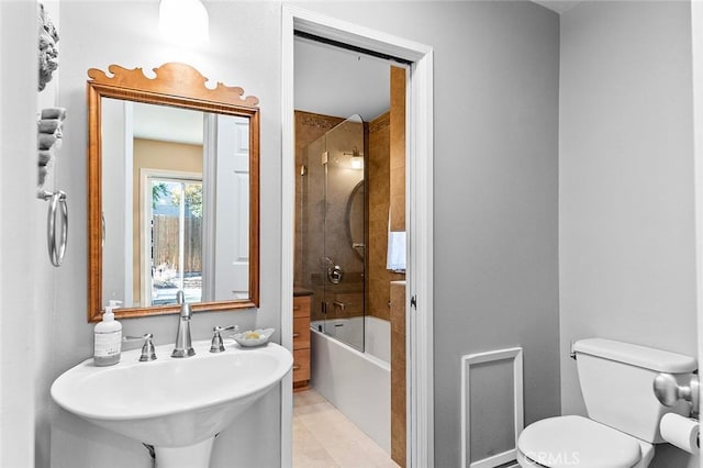 386 Los Altos Ave, Long Beach, CA 90814 - full bathroom with bathtub / shower combination and tile patterned floors