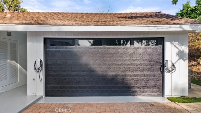 exterior view of a shingled roof