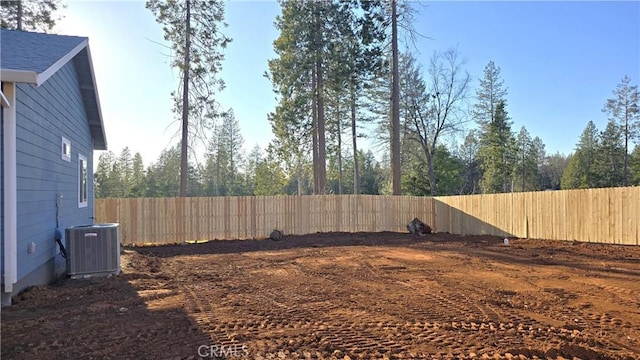 6485 Providence Ct, Magalia, CA 95954 - fenced backyard with central air condition unit