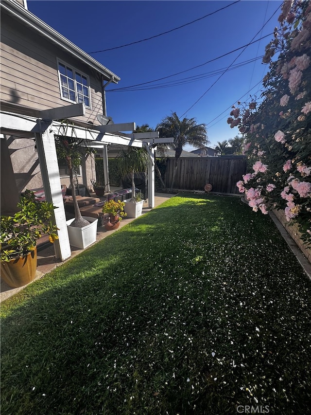 3108 Sumatra Pl, Costa Mesa, CA 92626 - view of yard with a pergola and a patio area
