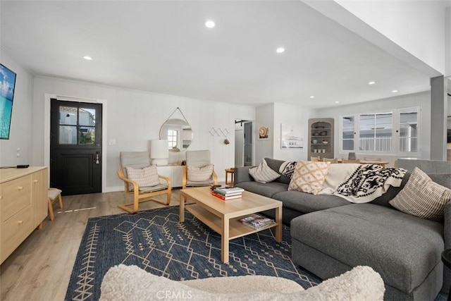 202 Onyx Ave, Newport Beach, CA 92662 - living room with wood finished floors and recessed lighting