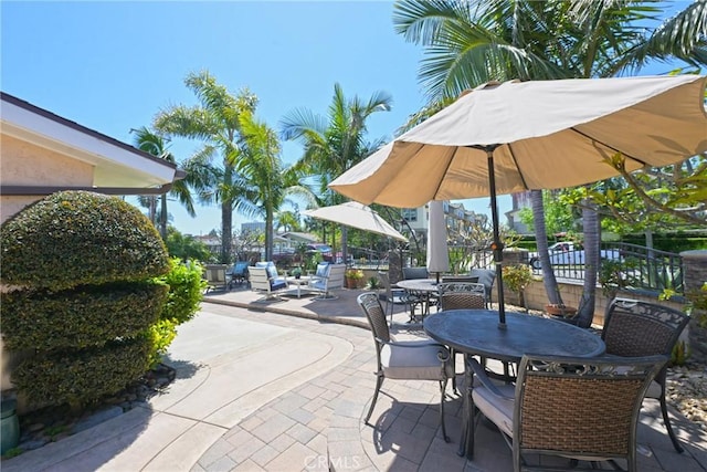 2018 Anaheim Ave, Costa Mesa, CA 92627 - view of patio with outdoor dining space