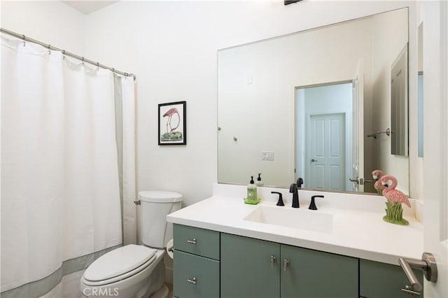 38 Gallo St, Rancho Mission Viejo, CA 92694 - bathroom featuring toilet, vanity, and a shower with shower curtain