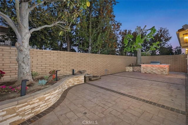 view of patio / terrace featuring a fenced backyard