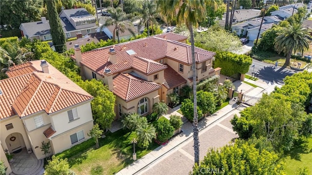 15850 Seville Ln, Encino, CA 91436 - aerial perspective of suburban area