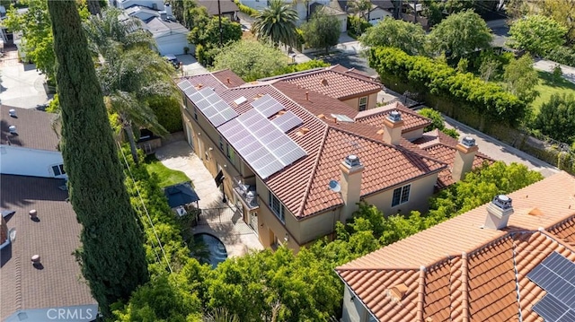 15850 Seville Ln, Encino, CA 91436 - aerial view of property and surrounding area