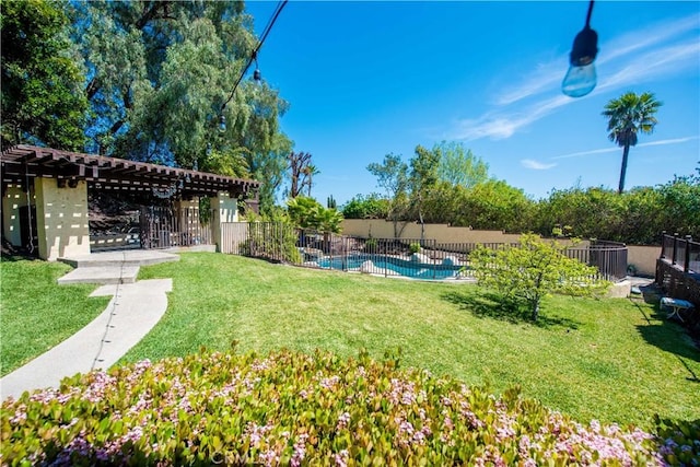 9092 S Rama St, Villa Park, CA 92861 - view of yard with a pergola
