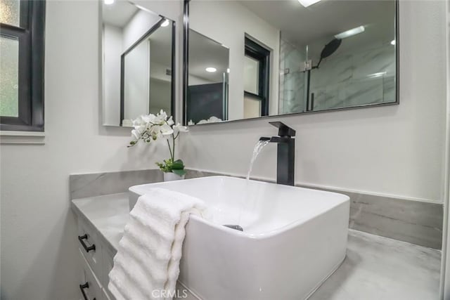26120 Adamor Rd, Calabasas, CA 91302 - full bath featuring a walk in shower and vanity
