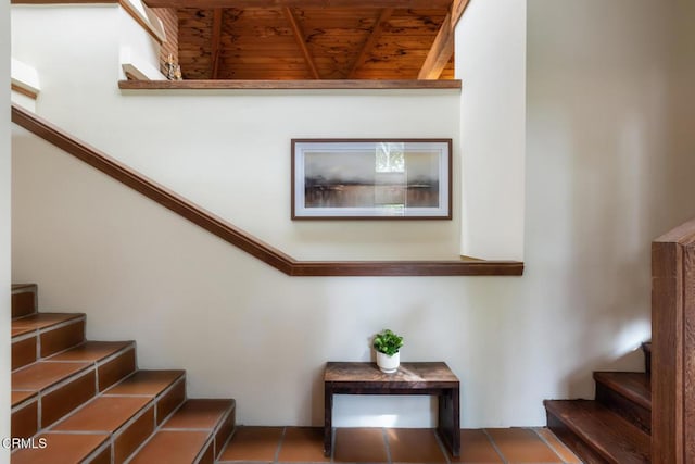 view of staircase