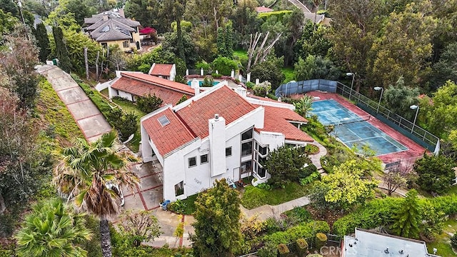 view of subject property