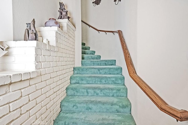 view of staircase