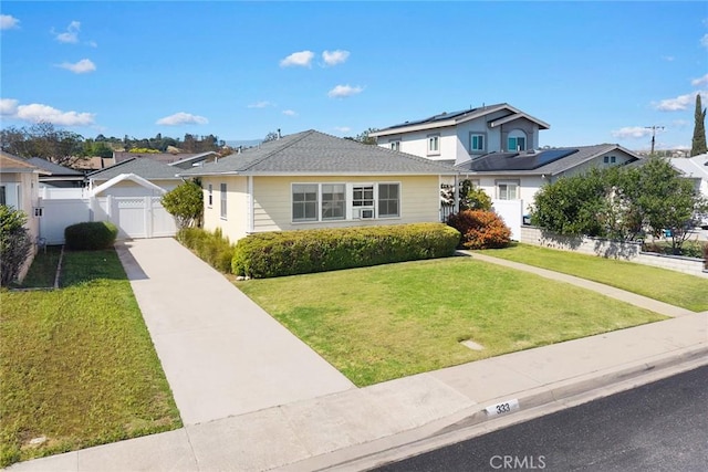 333 W Andrix St, Monterey Park, CA 91754 - view of front of house with a gate and concrete driveway
