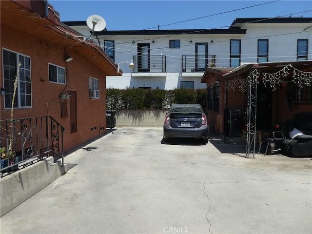view of parking