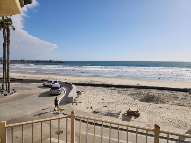 600 N The Strand Unit 12, Oceanside, CA 92054 - water view featuring nearby beach