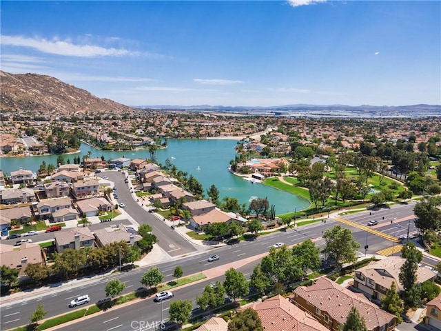 25892 Iris Ave Unit A, Moreno Valley, CA 92551 - aerial perspective of suburban area featuring a water and mountain view