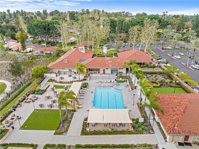 27751 Via Lorca, Mission Viejo, CA 92692 - aerial view of a pool area