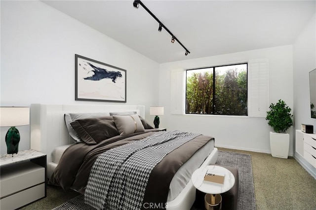 18600 Clark St Unit 102, Tarzana, CA 91356 - carpeted bedroom with rail lighting