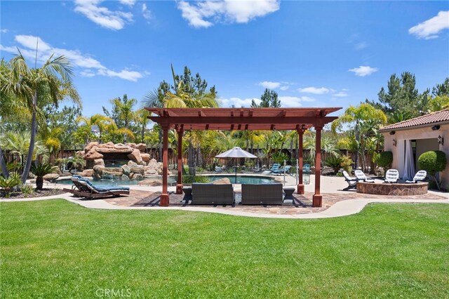 15020 Applewood Ct, San Diego, CA 92131 - view of patio / terrace with a pergola