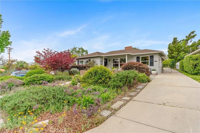 1981 Sinaloa Ave, Altadena, CA 91001 - view of front facade featuring a gate, stucco siding, and concrete driveway