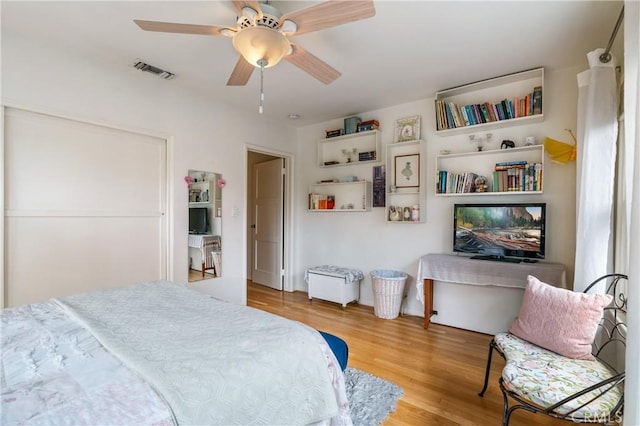 1981 Sinaloa Ave, Altadena, CA 91001 - bedroom featuring wood finished floors and ceiling fan