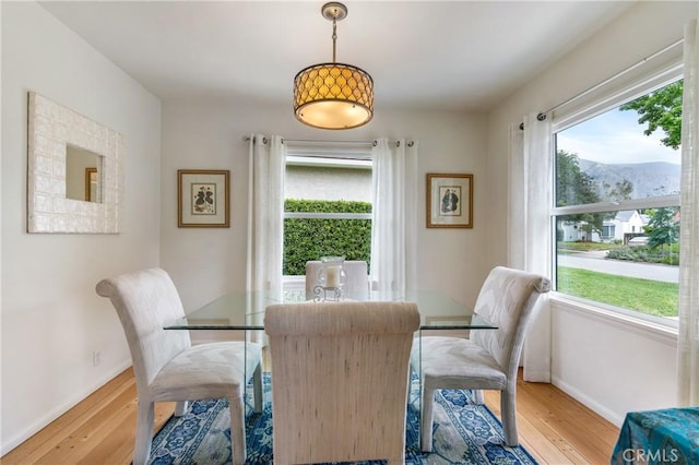 1981 Sinaloa Ave, Altadena, CA 91001 - dining space with healthy amount of natural light, baseboards, and light wood-style flooring